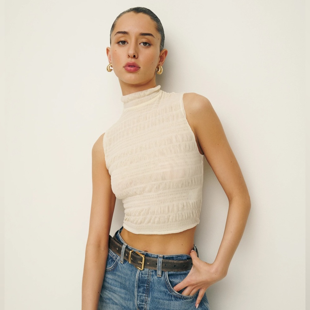 Reformation Sheryl Top - Cream XS